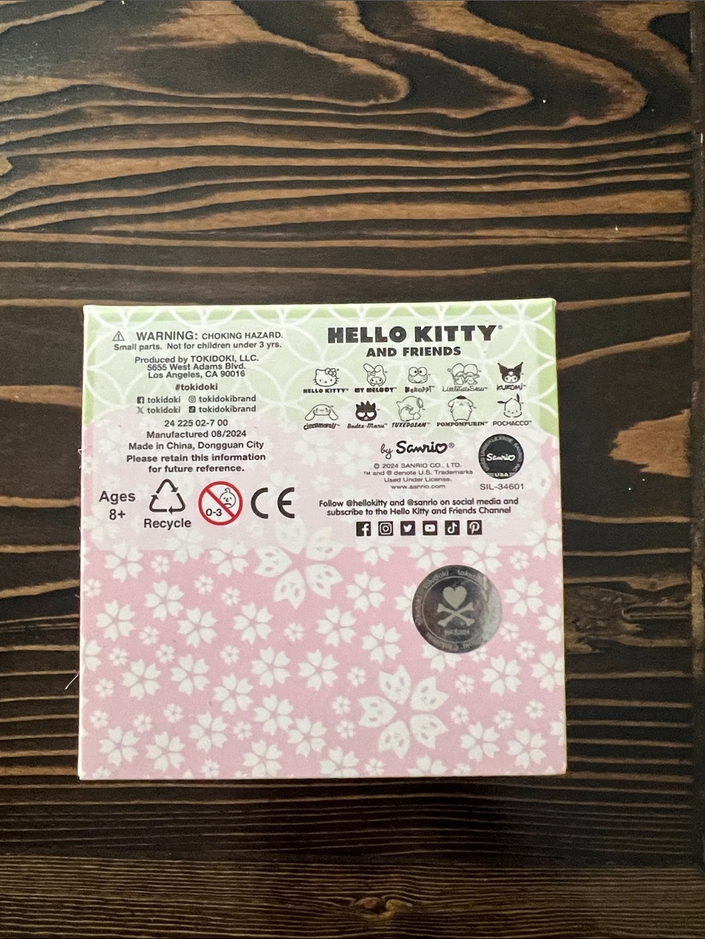 tokidoki Hello Kitty Cherry Blossom Series 3 mystery box. - Picture 5 of 6